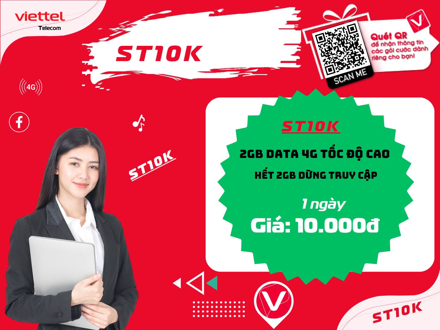 Gói 10k 1 ngày của Viettel