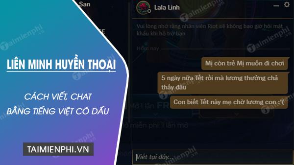 Go tieng viet trong lol