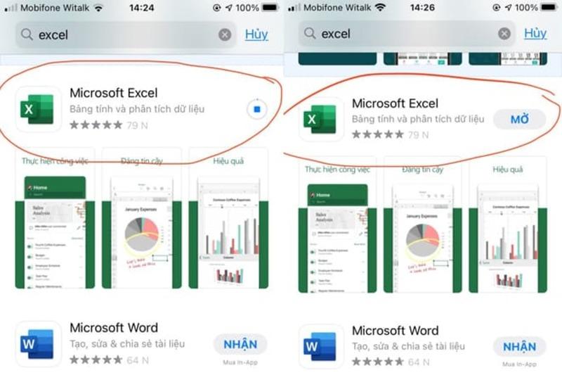 Cach su dung excel tren dien thoai iphone