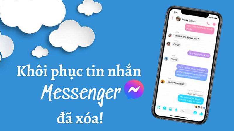 Cách khôi phục tin nhắn đã xoá trên Messenger