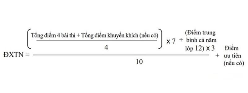 Công Thức Và Cách Tính Điểm Thi tốt nghiệp THPT