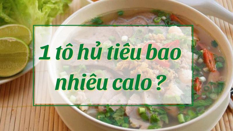 1 tô hủ tiếu nam vang bao nhiêu calo