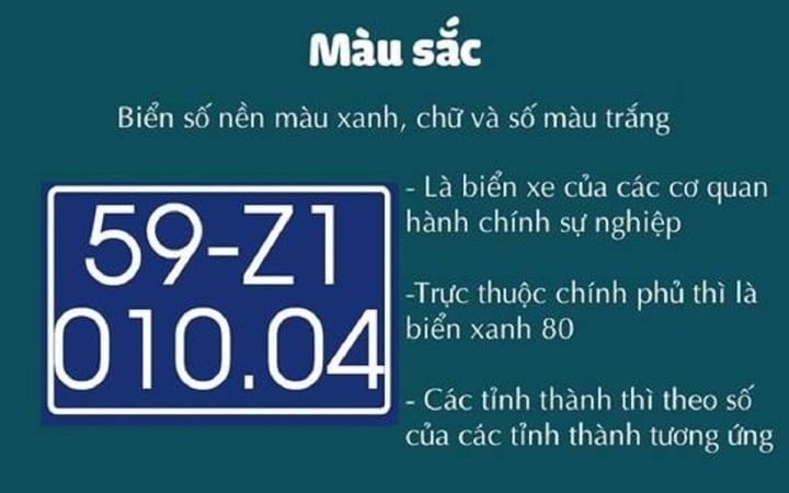 Biển số xe ô tô của cơ quan, tổ chức trong nước. (Ảnh minh họa).