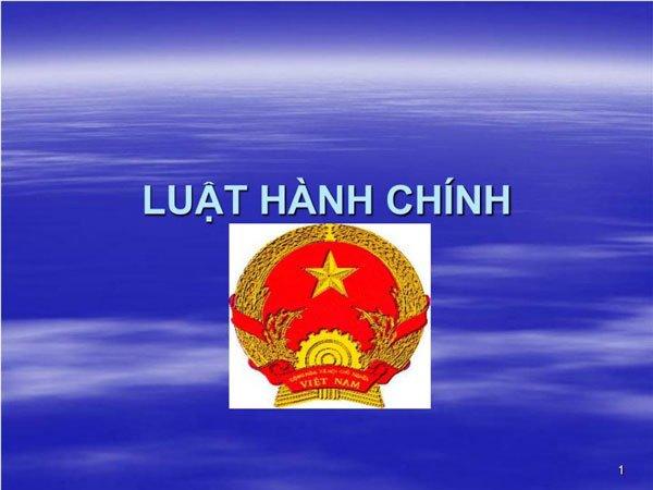 Luật hành chính là gì? Thông tin điều chỉnh luật hành chính 1