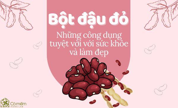 bột đậu đỏ