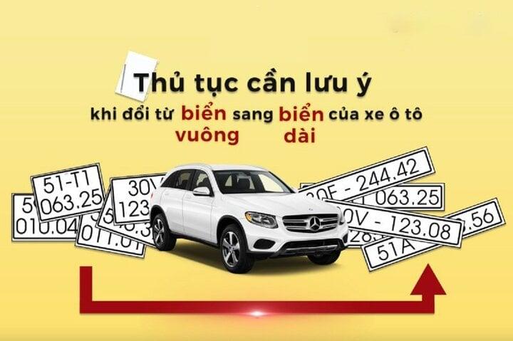 Thủ tục đổi biển cần đầy đủ giấy tờ liên quan. (Ảnh minh họa).