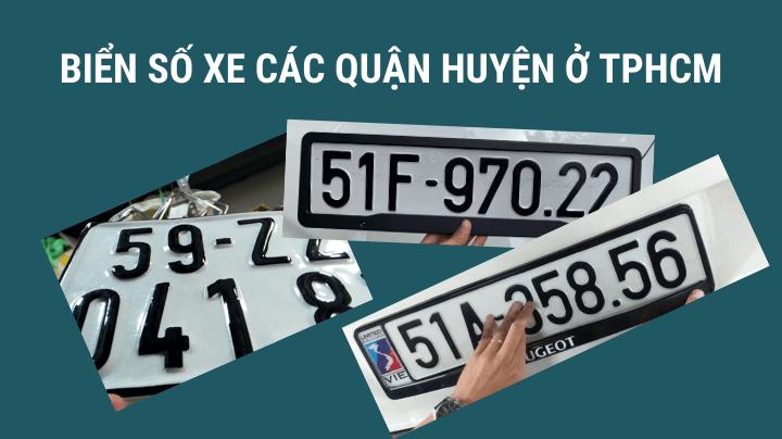 Biển số xe TPHCM (Sài Gòn): CẬP NHẬT đầu số tháng 08/2023