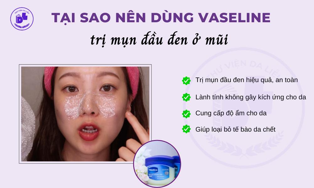 5 bước trị mụn đầu đen ở mũi bằng Vaseline cực đơn giản