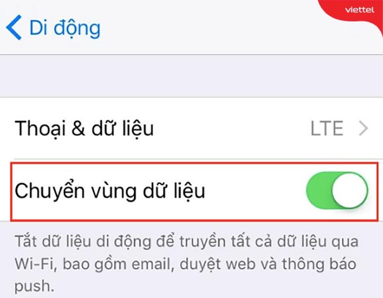 phân biệt giữa chuyển vùng dữ liệu và chuyển vùng quốc gia trên CH Play