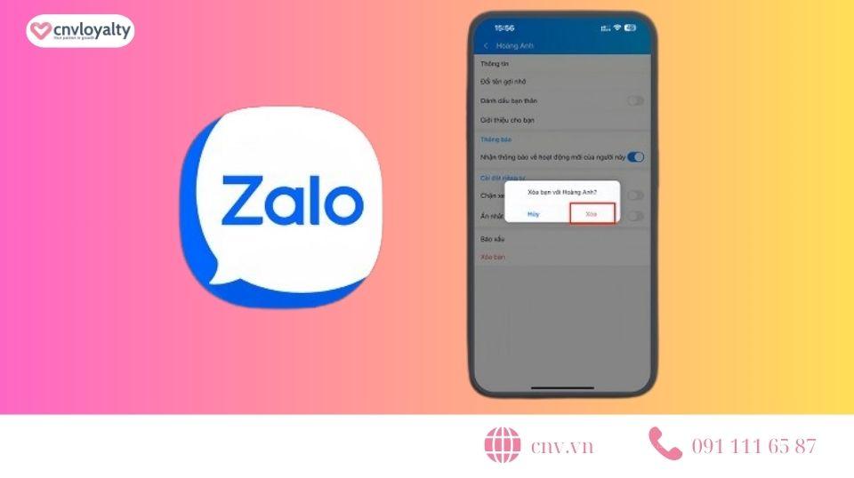 Muốn huỷ kết bạn trên Zalo bằng điện thoại làm thế nào