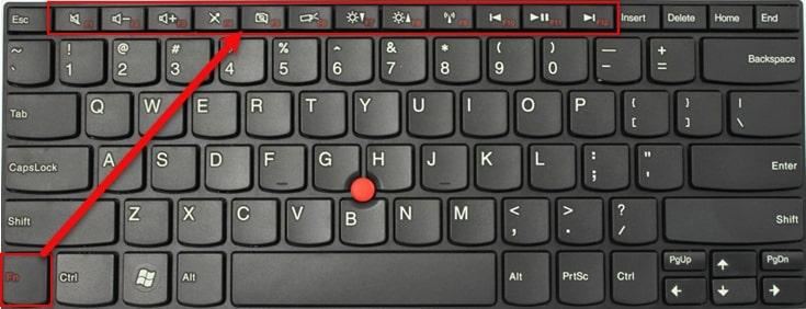 Sử dụng nút tắt bàn phím laptop