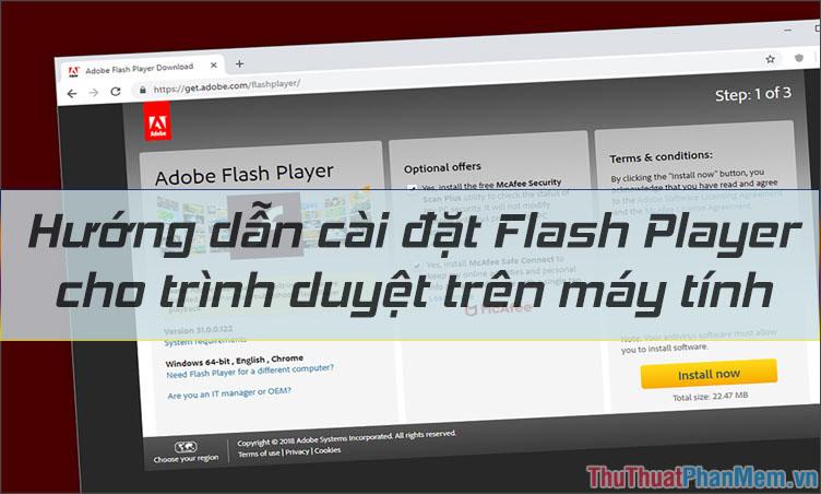 Bí quyết cài đặt Flash Player cho trình duyệt trên máy tính