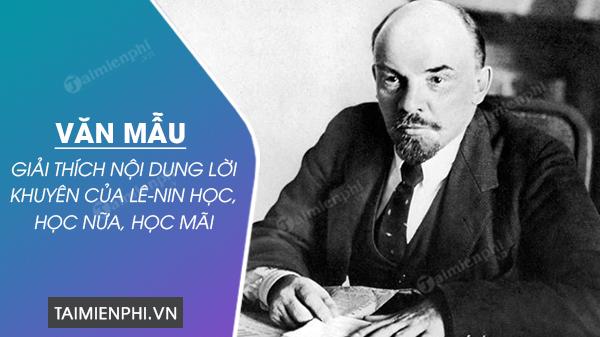 Hiểu rõ ý nghĩa lời khuyên của Lê-nin: Học, học nữa, học mãi