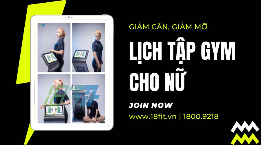 Lịch tập gym cho nữ: Giảm cân, giảm mỡ, lấy lại vóc dáng trong 3 tháng