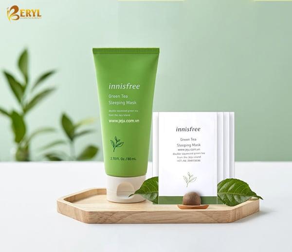 Mặt Nạ Ngủ Innisfree Green Tea Sleeping Mask