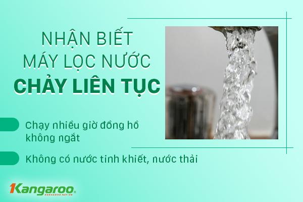 Nhận biêt máy lọc nước không ngắt