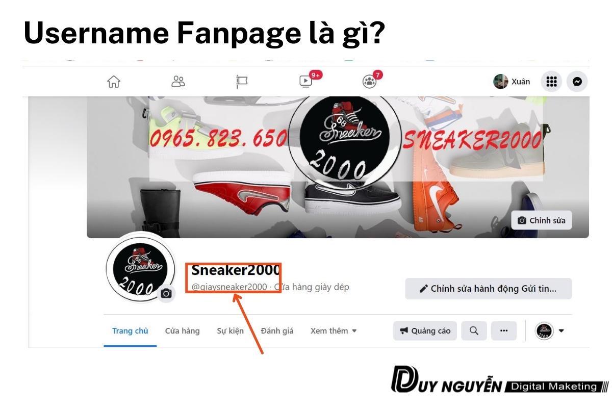 điều kiện để tạo tên người dùng cho fanpage